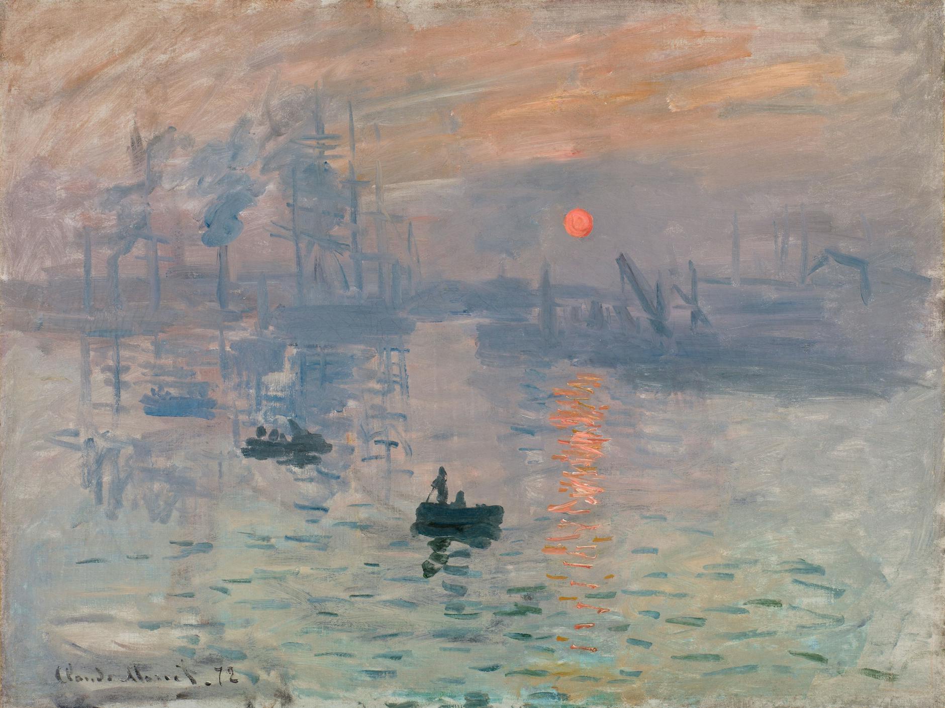 Claude Monet: „Impression, Sonnenaufgang“, 1872