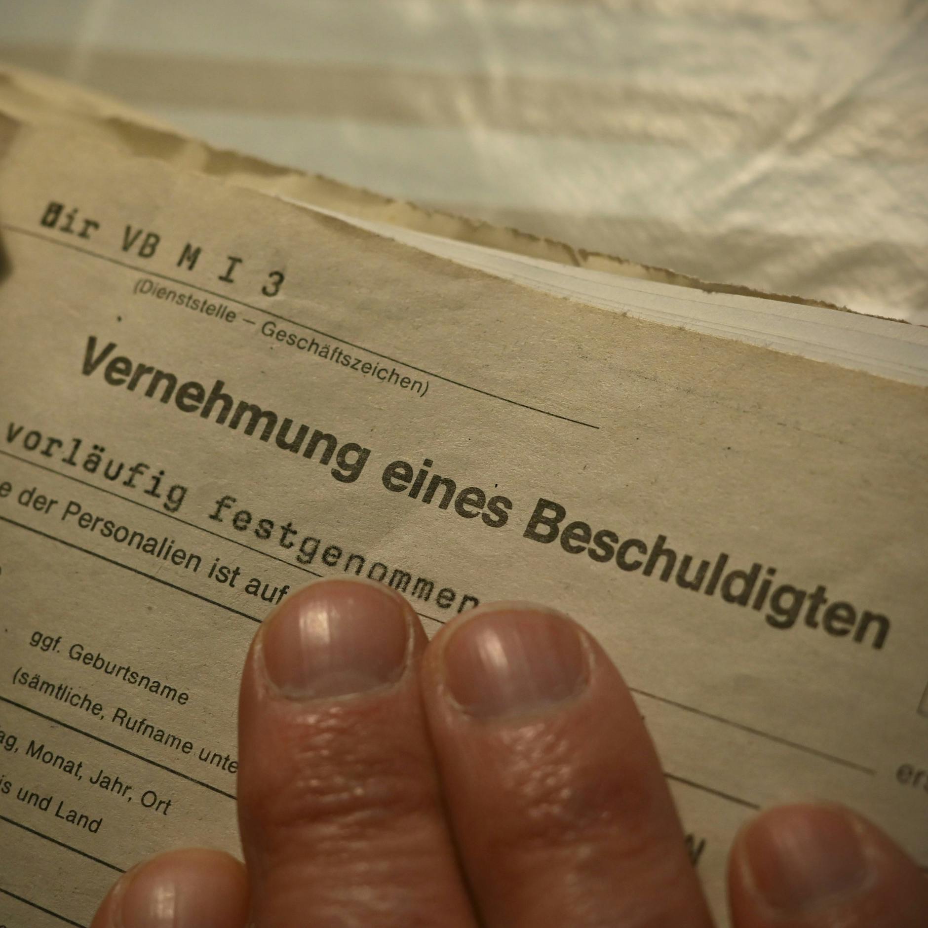 Das Vernehmungsprotokoll des Klavierlehrers Bernhard R.