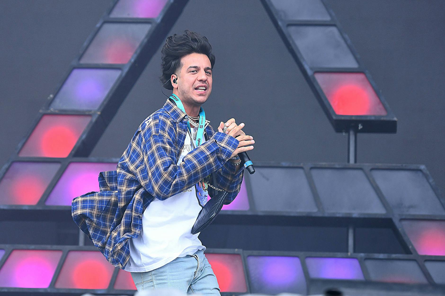 Ufuk Bayraktar (Ufo361) beim Berliner Lollapalooza-Festival 2019.