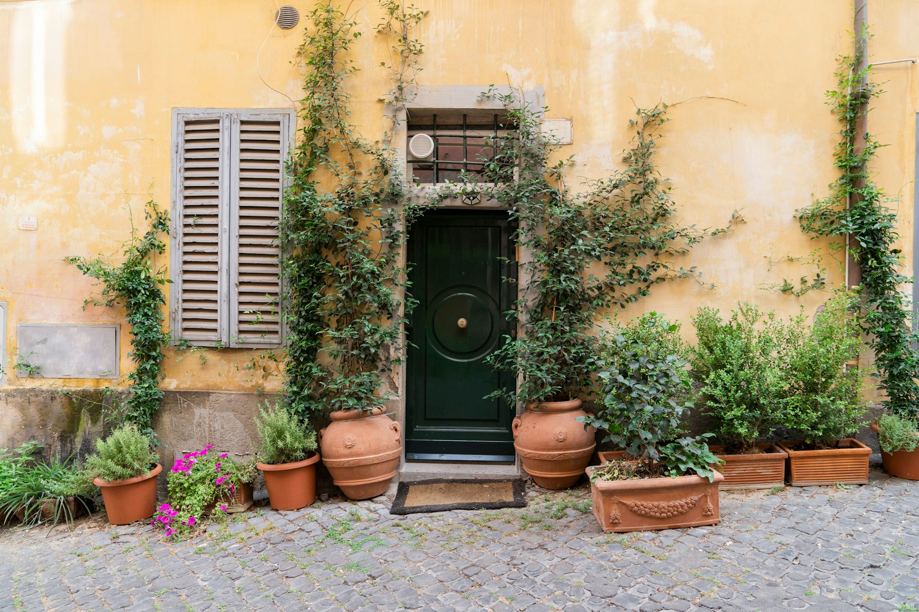 In südlichen Ländern wie hier in Italien können Kübelpflanzen meist das ganze Jahr draußen stehen. Doch auch bei uns dürfen die Pflanzen im Topf jetzt so langsam wieder raus.
