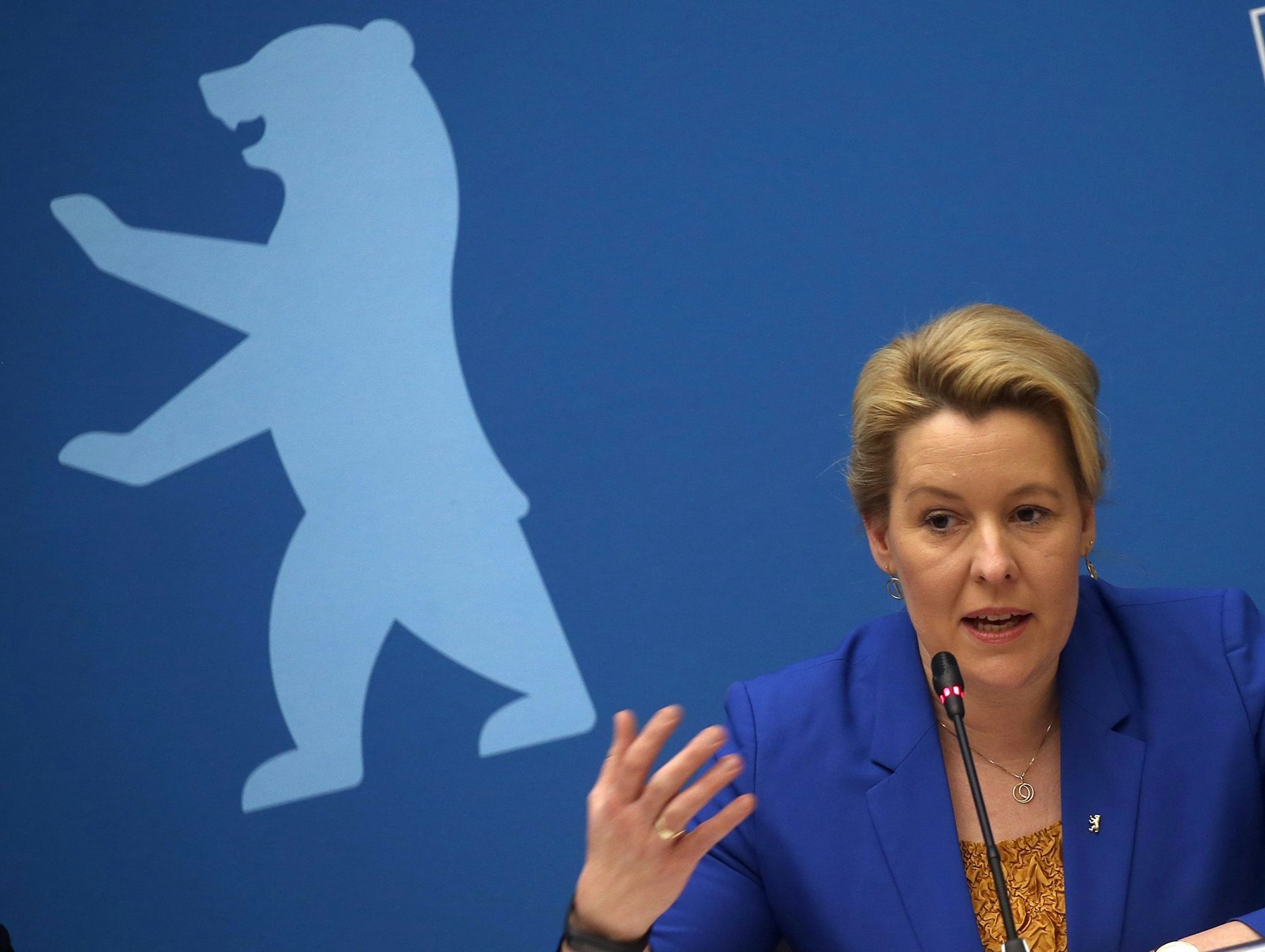 Berlins Regierende Bürgermeisterin Franziska Giffey.  