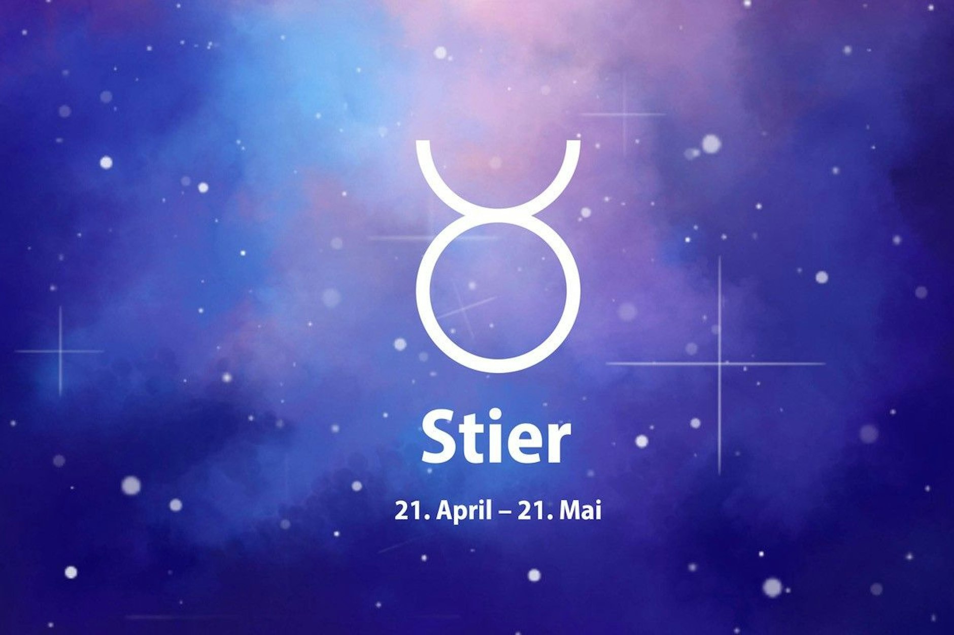 Zum Sternzeichen Stier gehören alle, die zwischen dem 20. April und dem 20. Mai geboren wurden.