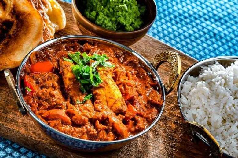 Indische Küche ist lecker und aromatisch.