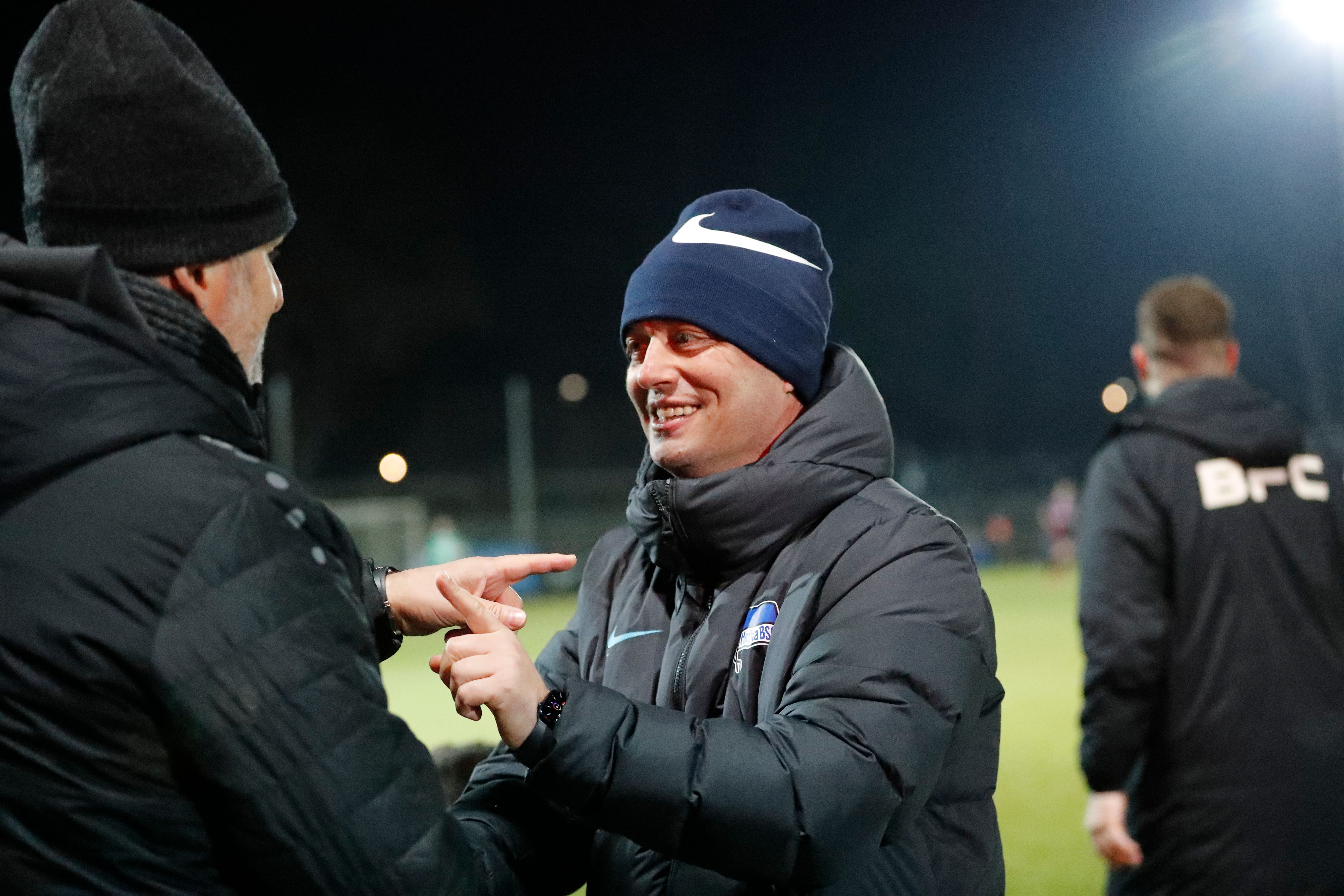 Image - BFC-Sportdirektor Angelo Vier und Herthas U23-Coach Ante Covic haben jetzt was auszuwerten ...