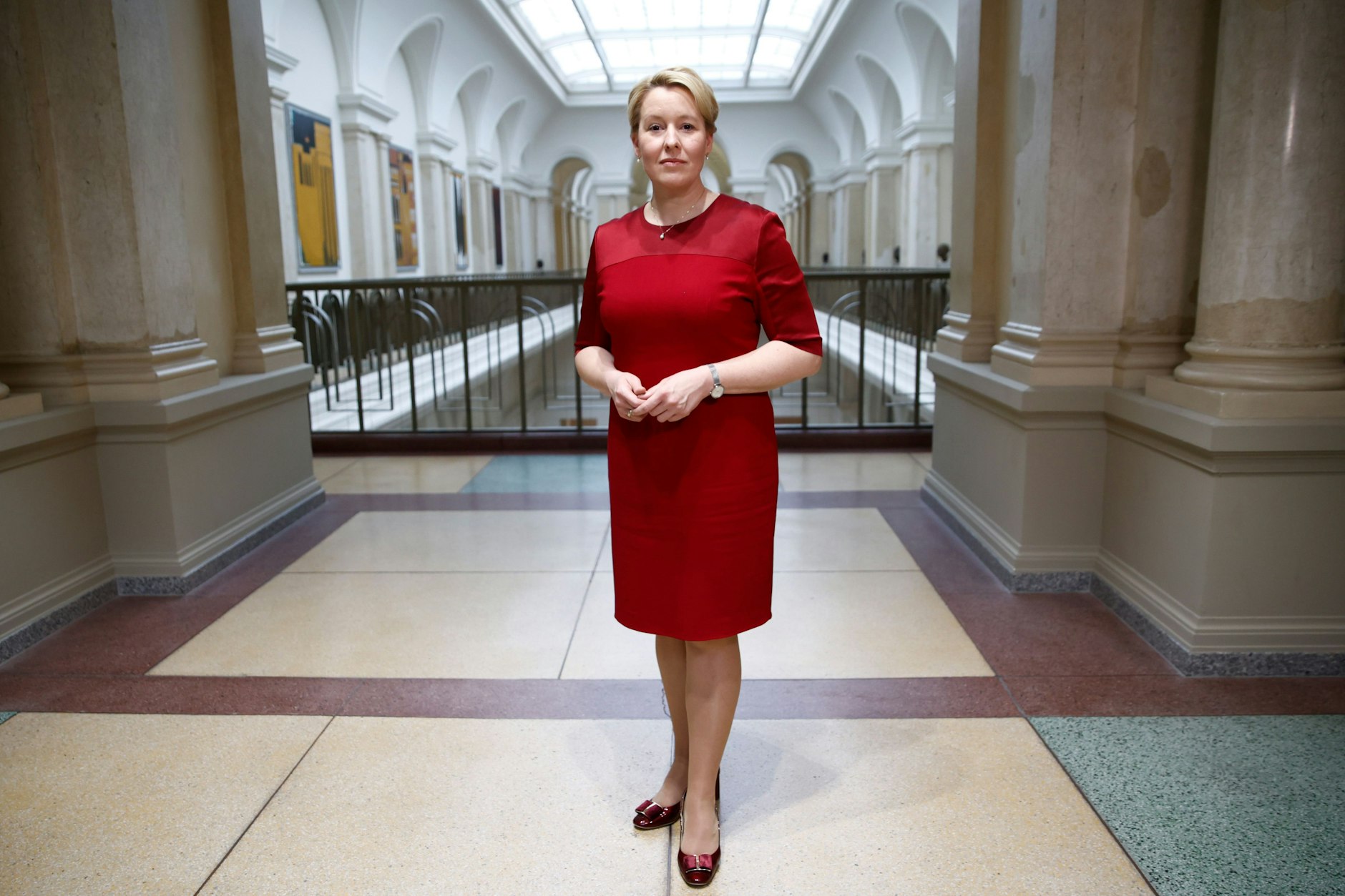 Franziska Giffey (SPD) im Abgeordnetenhaus.