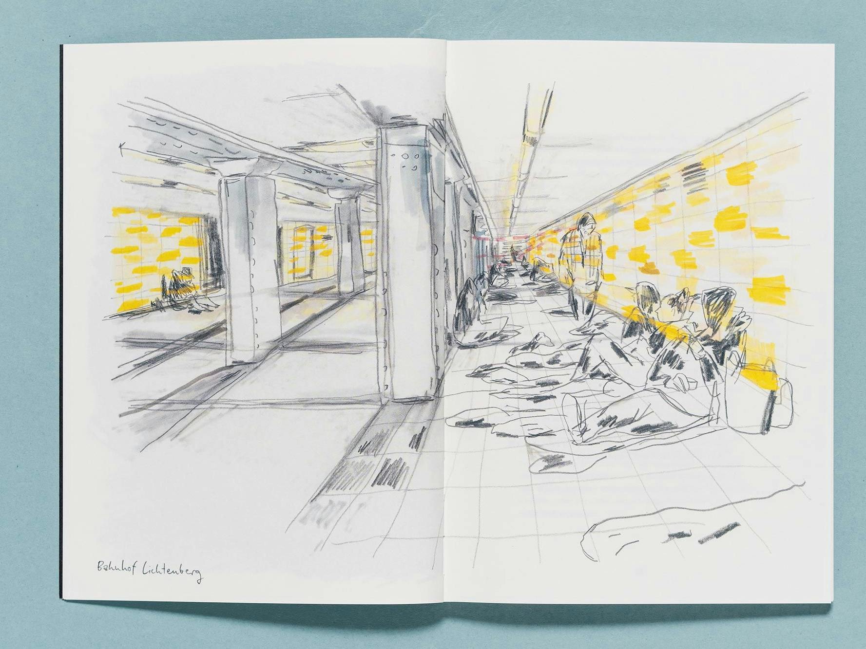 Im Kältebahnhof Lichtenberg.