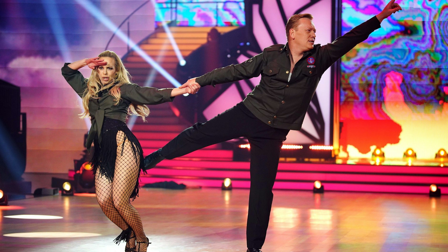 Für ihren Jive in „Let’s Dance“-Show 2 bekamen Knossi und Isabel Edvardsson 20 Punkte.