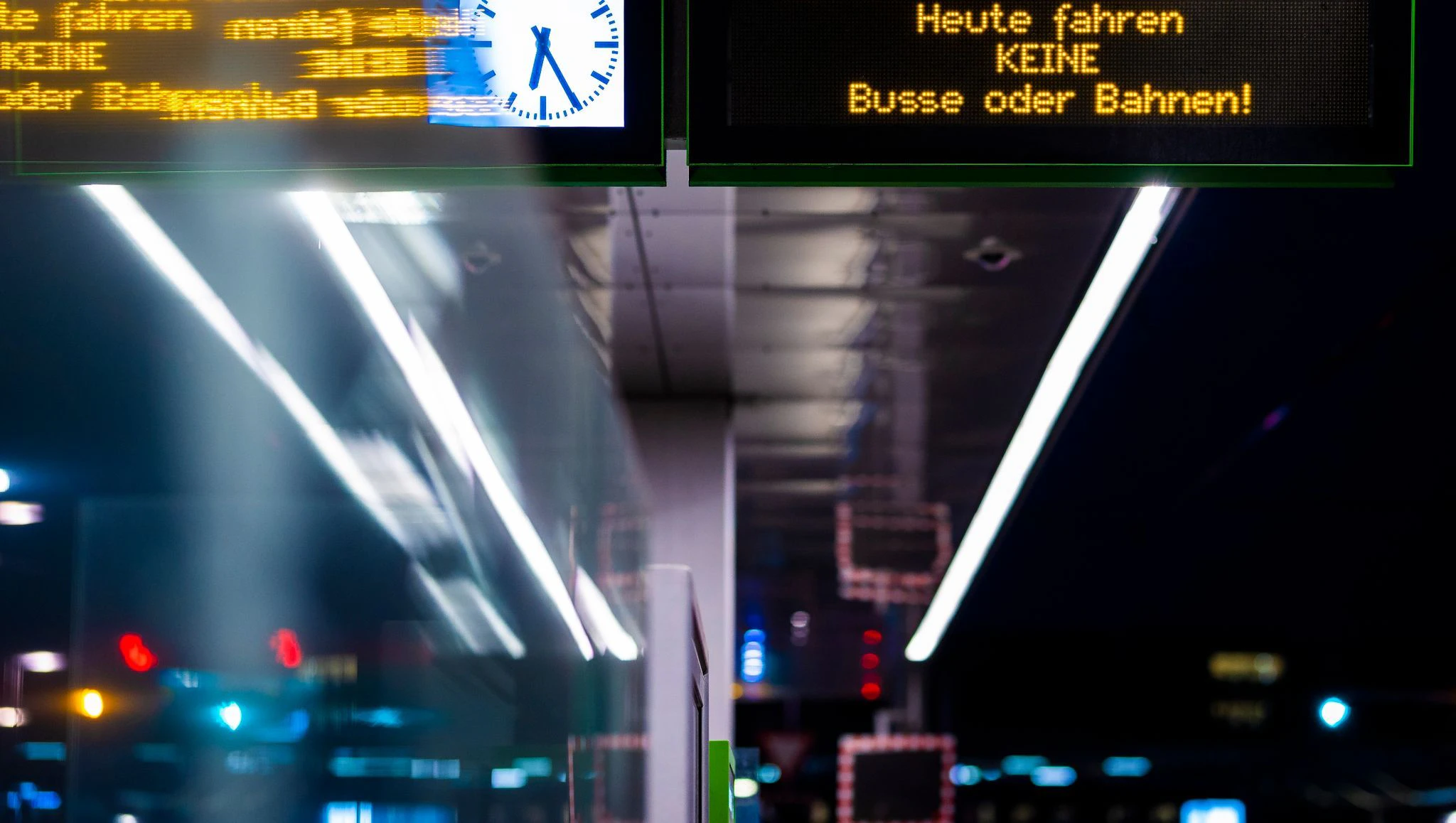Stillstand im ÖPNV auch in Hannover.  
