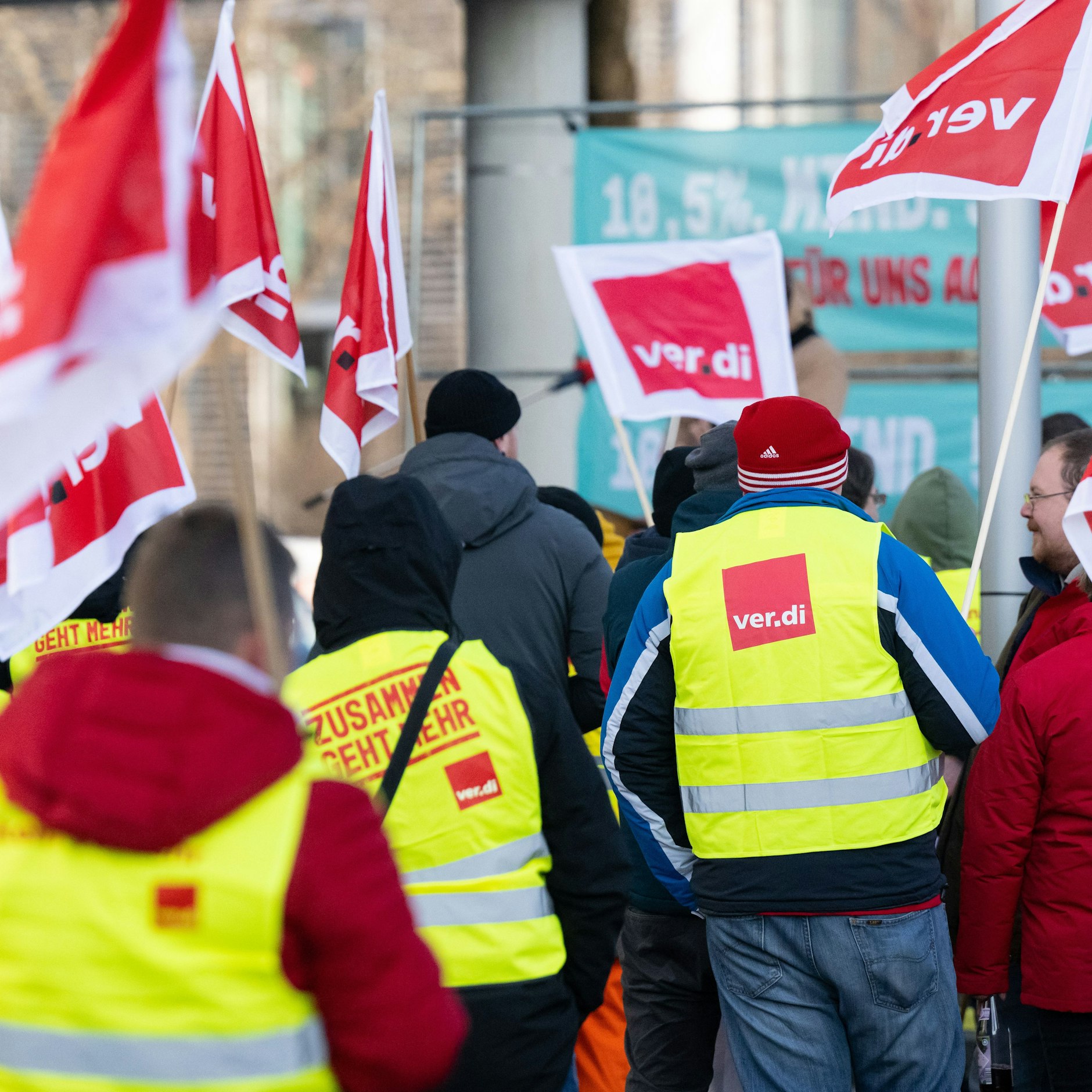 Bereits in den vergangenen Tagen kam es deutschlandweit immer wieder zu Warnstreiks.