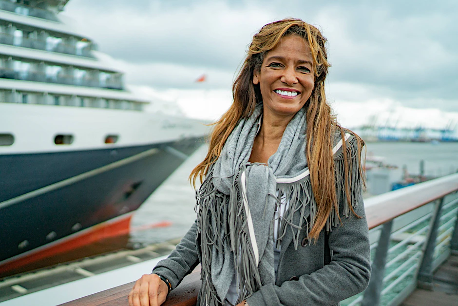 Nadja Abd el Farrag im Hamburg im Jahr vor dem Beginn der Corona-Pandemie.