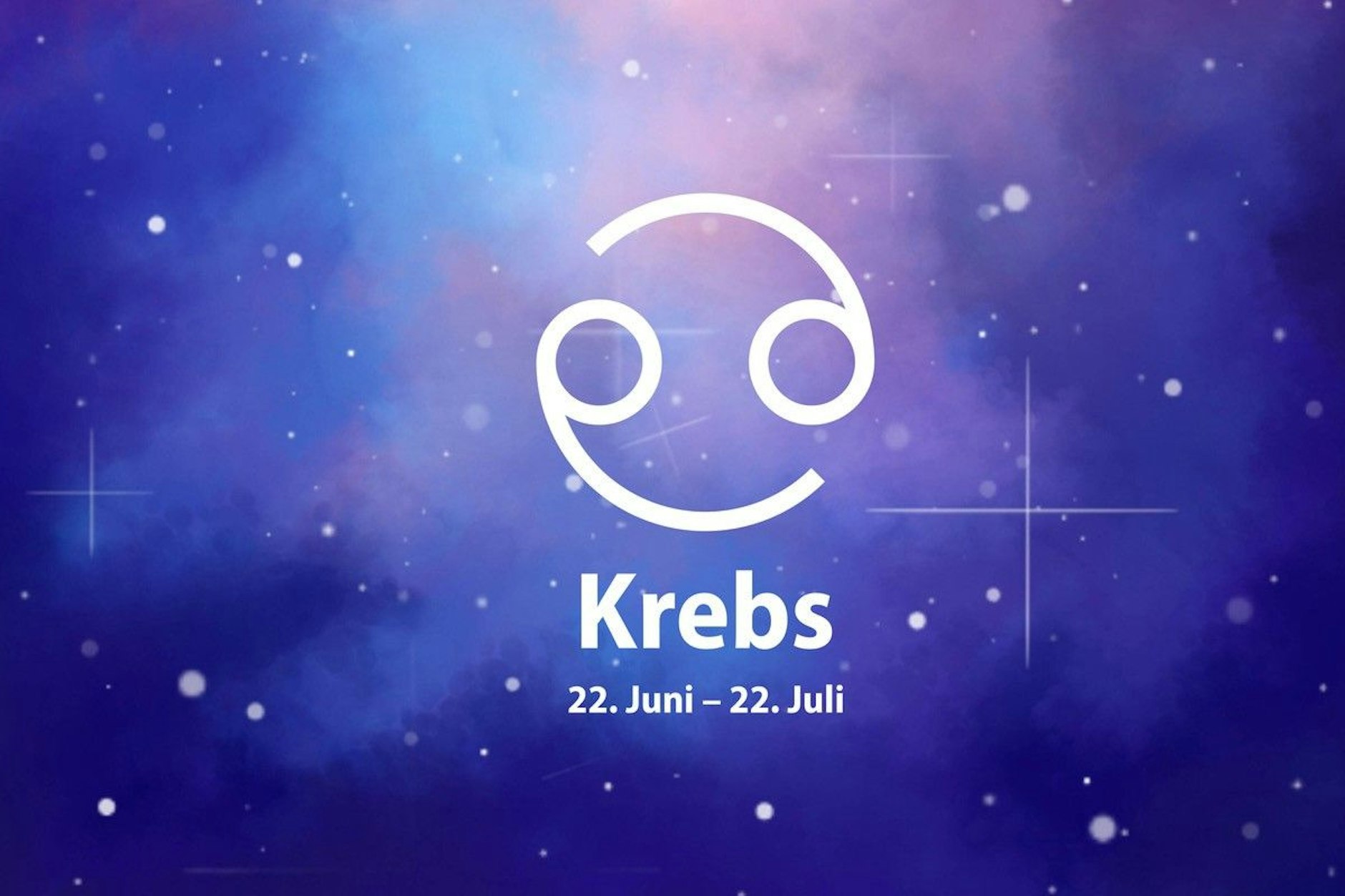 Zum Sternzeichen Krebs gehören alle, die zwischen dem 21. Juni und dem 22. Juli geboren wurden. 