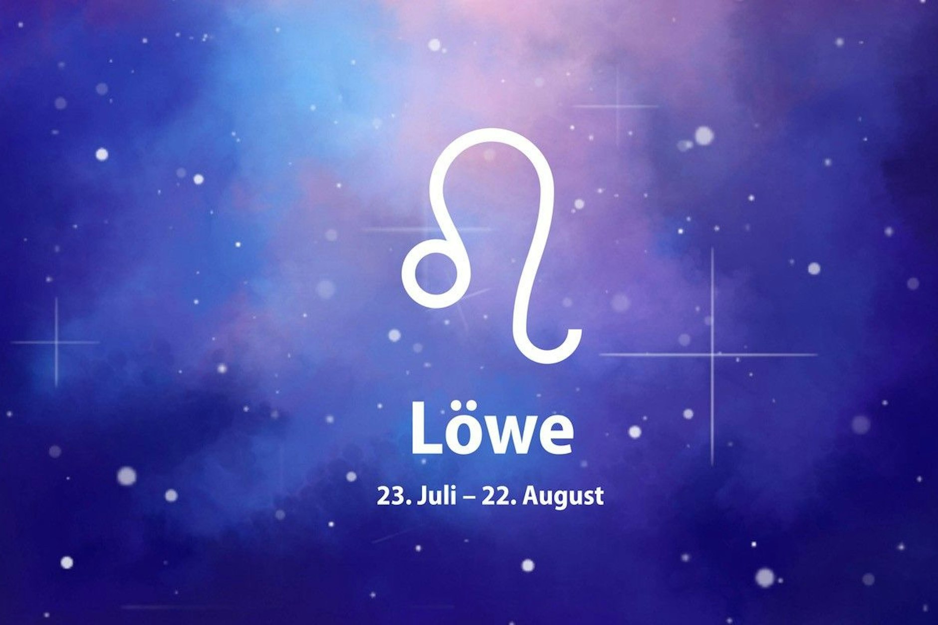 Zum Sternzeichen Löwe gehören alle, die zwischen dem 23. Juli und dem 22. August geboren wurden.