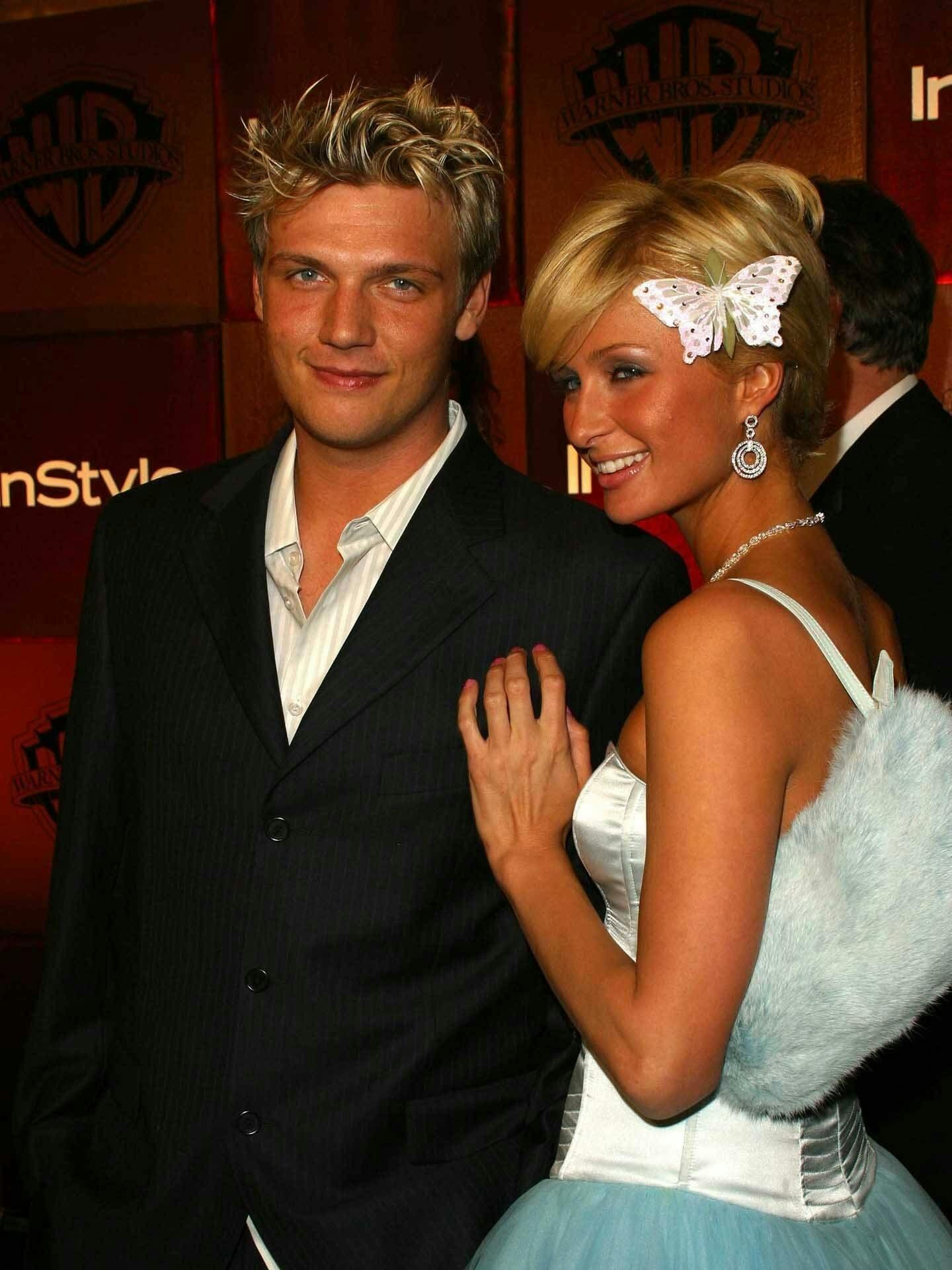 Keine Feier ohne Meier: Nick Carter und Paris Hilton 2004 bei der Golden-Globes-After-Party in Beverly Hills