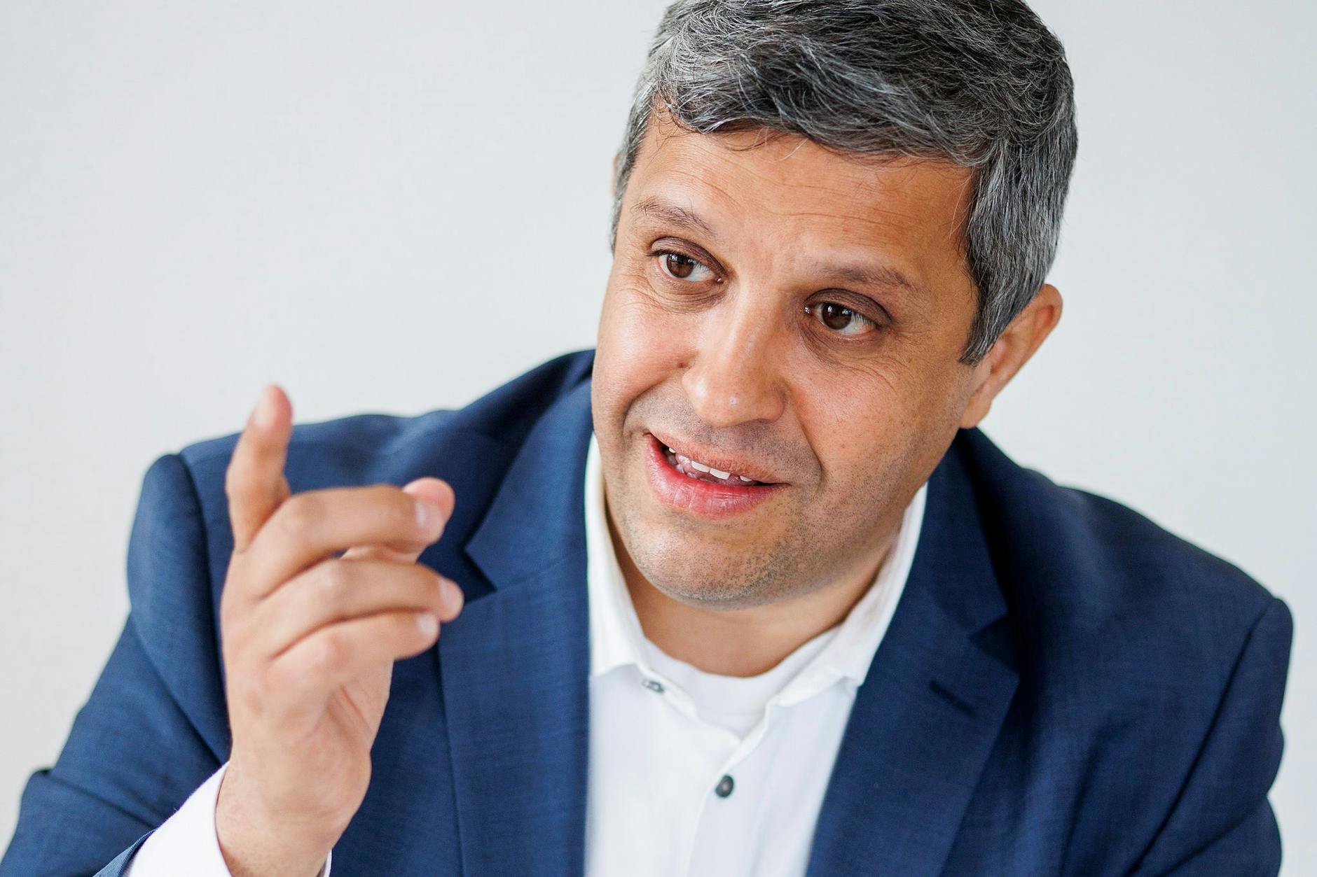 Raed Saleh, Landesvorsitzender der SPD Berlin. 