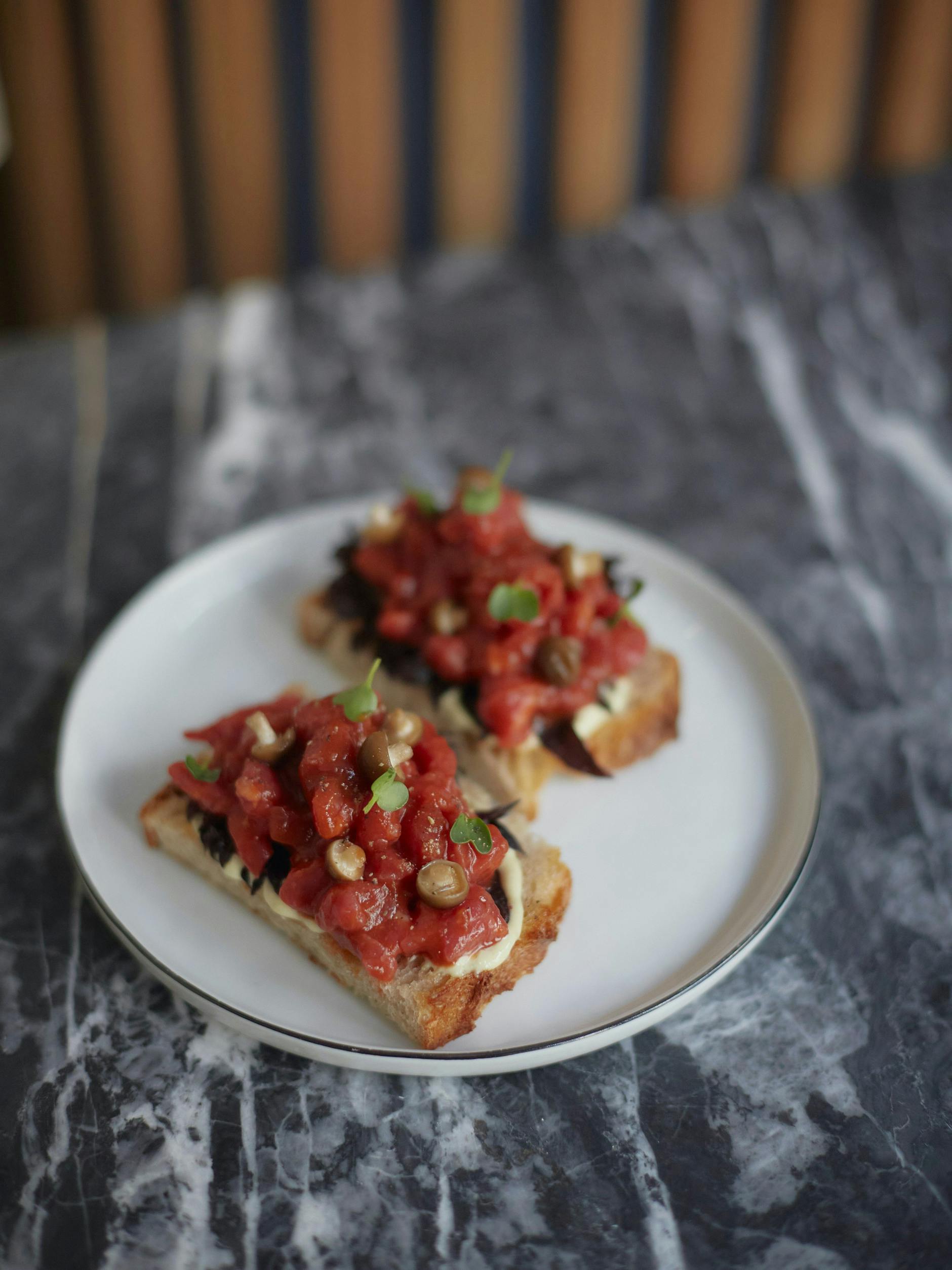 Steak Tartare vom Dry Aged Entrecôte