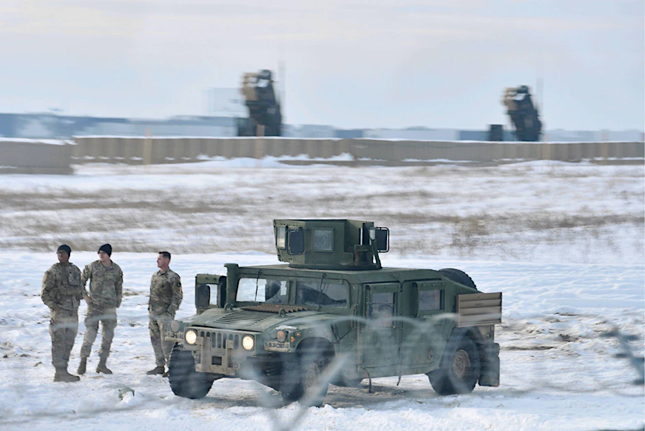 Amerikanische Soldaten in Rzeszów