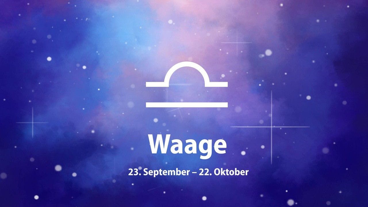 Zum Sternzeichen Waage gehören alle, die zwischen dem 23. September und dem 22. Oktober geboren wurden.