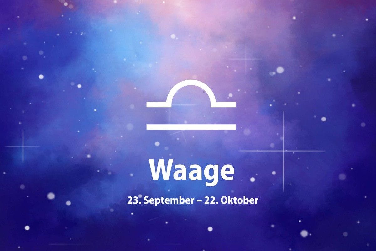 Zum Sternzeichen Waage gehören alle, die zwischen dem 23. September und dem 22. Oktober geboren wurden.