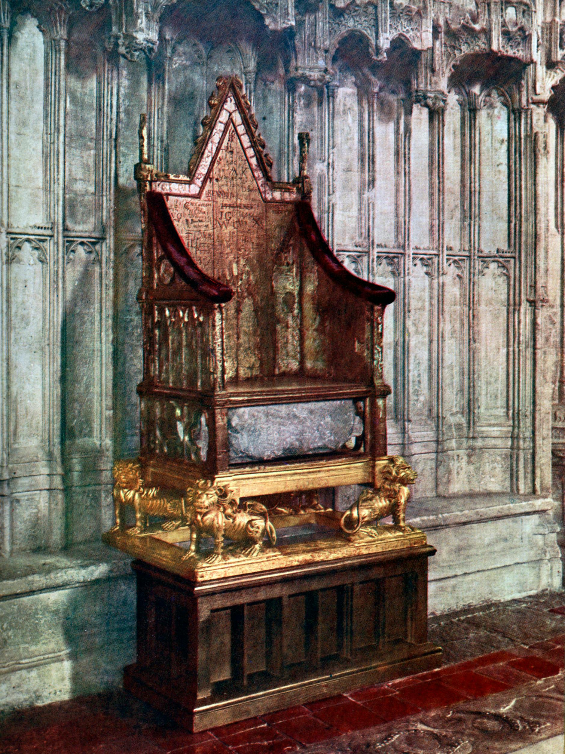 Das wohl kostbarste Möbel Großbritanniens: der Coronation Chair