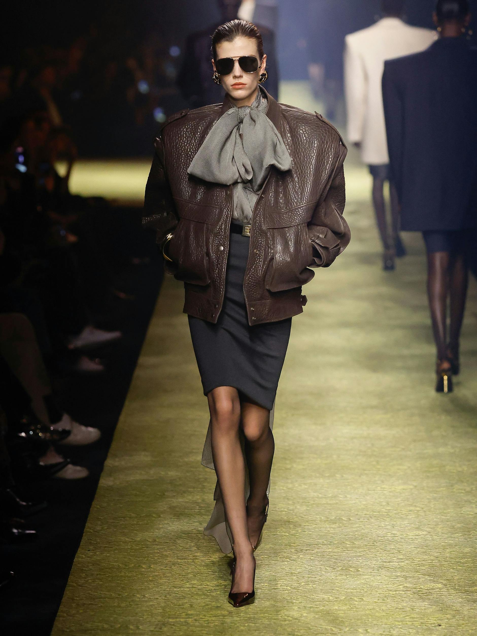 Auch das Urmodell dieser Lederjacke ist ein Klassiker, die 80er-Jahre lassen grüßen.