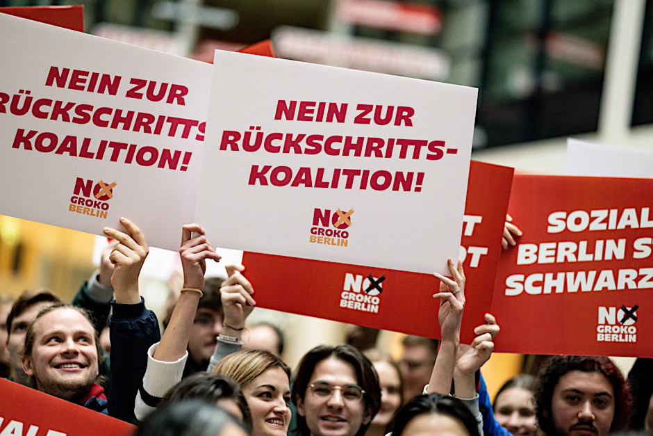 Die Berliner Jusos sind klar gegen eine Große Koalition.