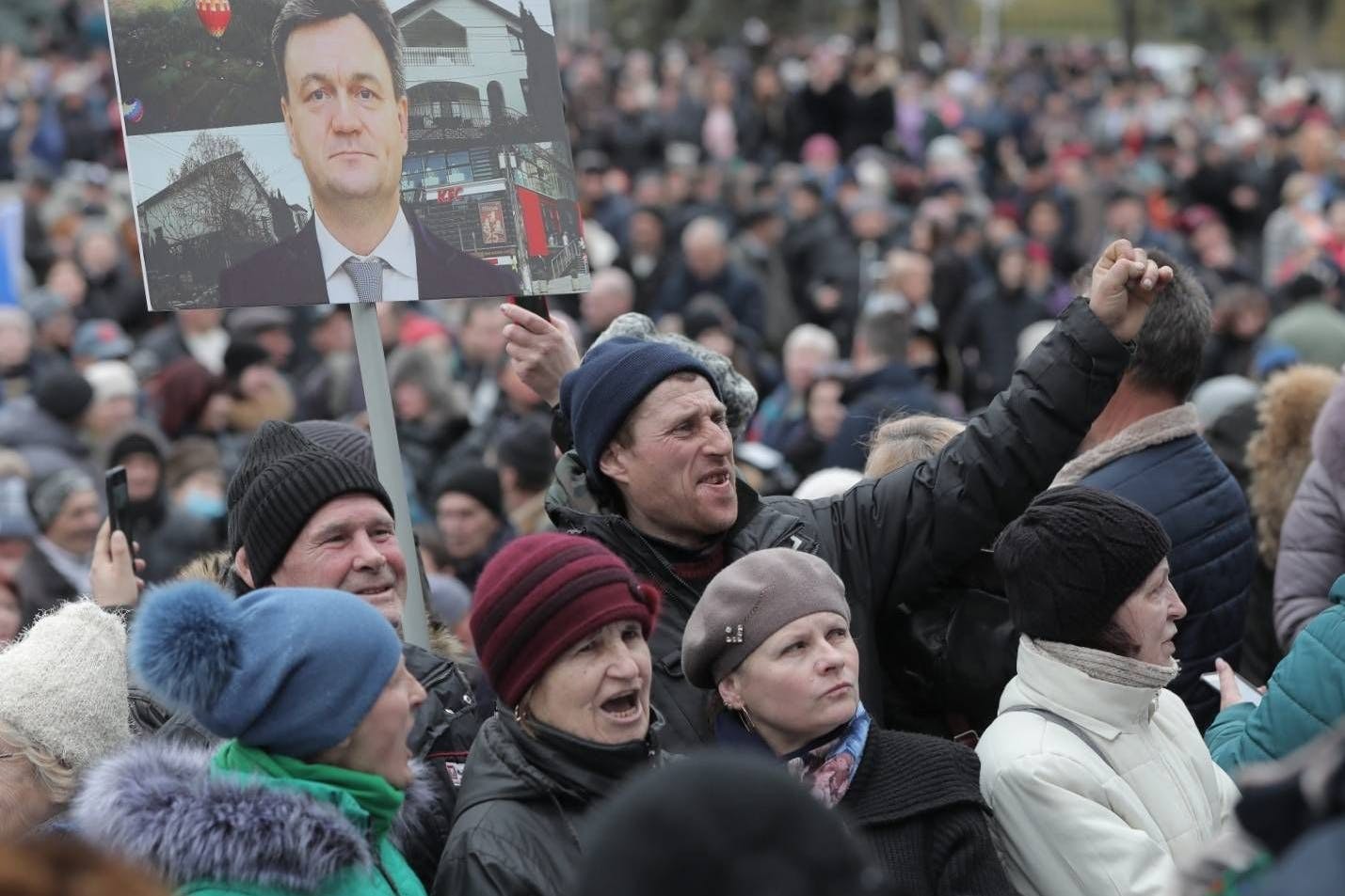 Die Proteste in Moldau werden von prorussischen Parteien angeheizt. Der Fund des Netzwerkes legt nahe, dass sie von Russland gesteuert werden.