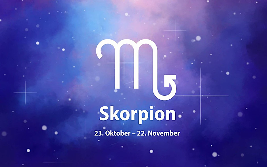 Zum Sternzeichen Skorpion gehören alle, die zwischen dem 23. Oktober und dem 21. November geboren wurden.