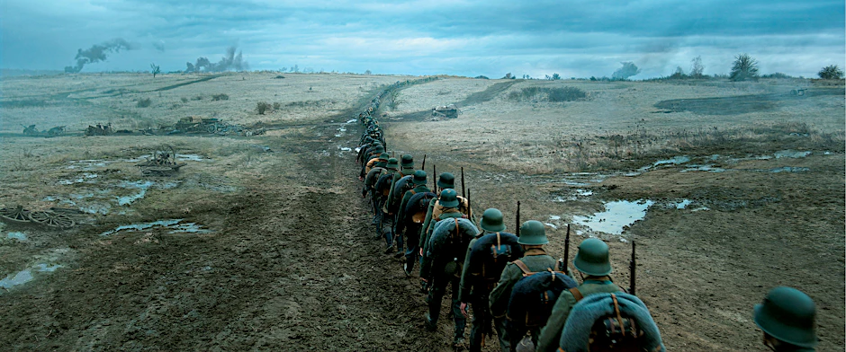 Szene des Films „Im Westen nichts Neues“ (undatierte Filmszene). Die deutsche Produktion «Im Westen nichts Neues» hat den Oscar für den besten internationalen Film gewonnen.