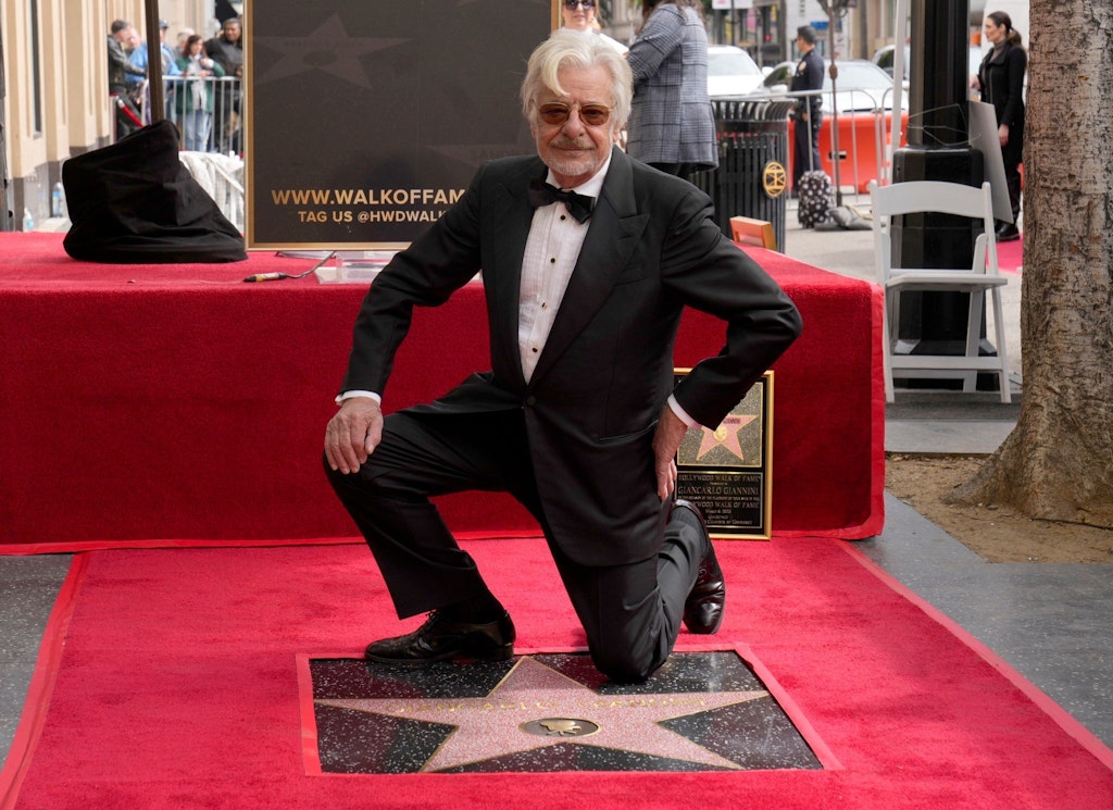 Giancarlo Giannini enthüllt seinen HollywoodStern