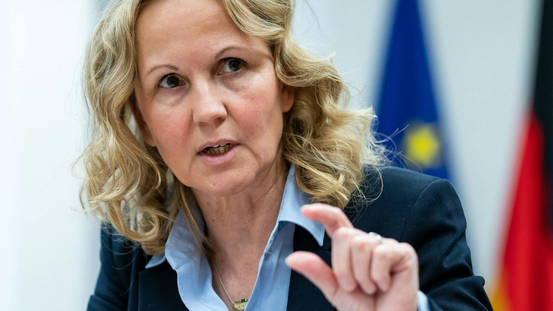 Für Umweltministerin Steffi Lemke steht das Thema der Wasserversorgung auf der Agenda.