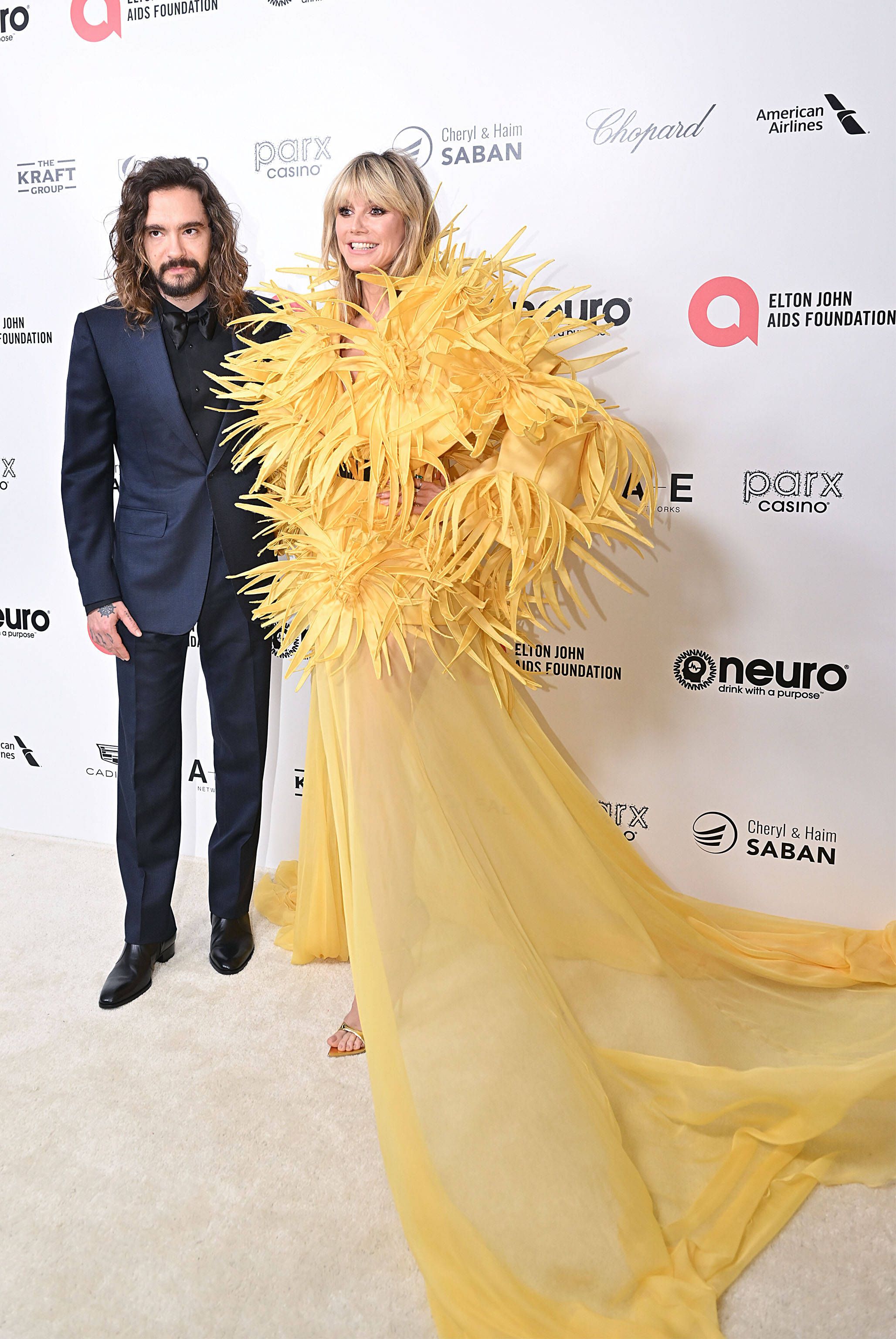 Image - Die schlimmsten Looks der Oscar-Verleihung: Heidi Klum schießt mit grellem Bibo-Kleid den Vogel ab