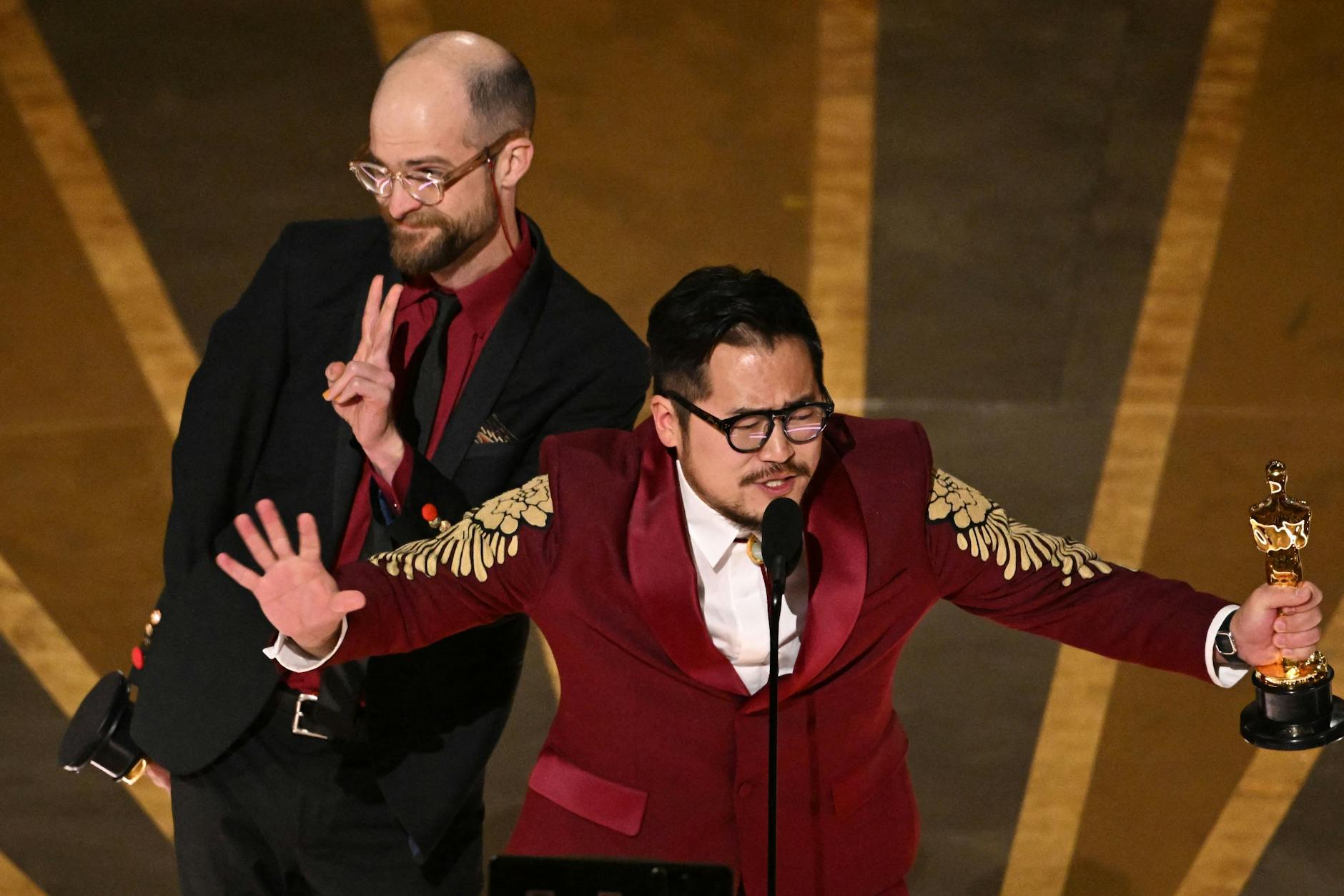 Gewinner: Daniel Scheinert und Daniel Kwan für „Everything Everywhere All at Once“