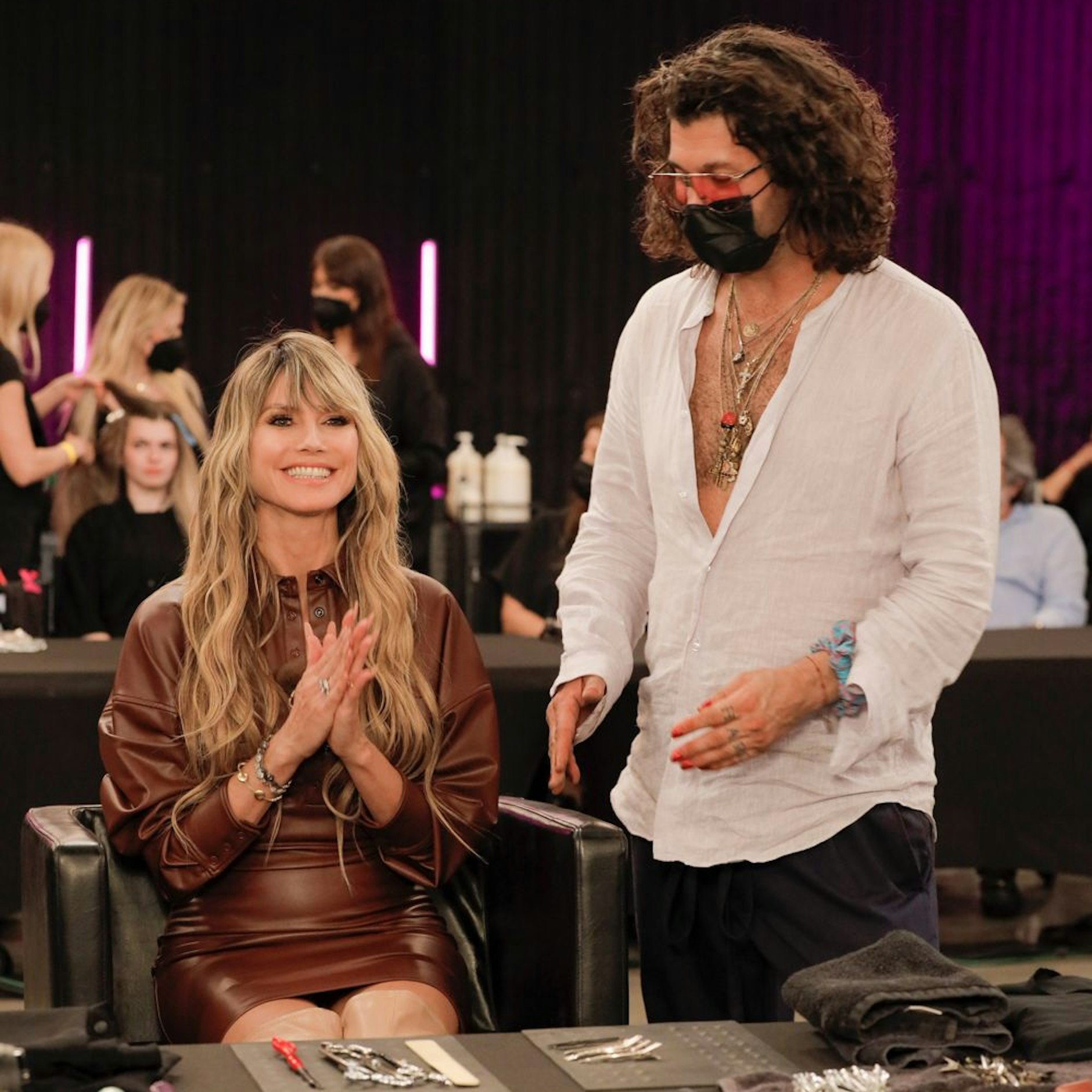 Heidi Klum wird bei GNTM erstmals selbst umgestylt.