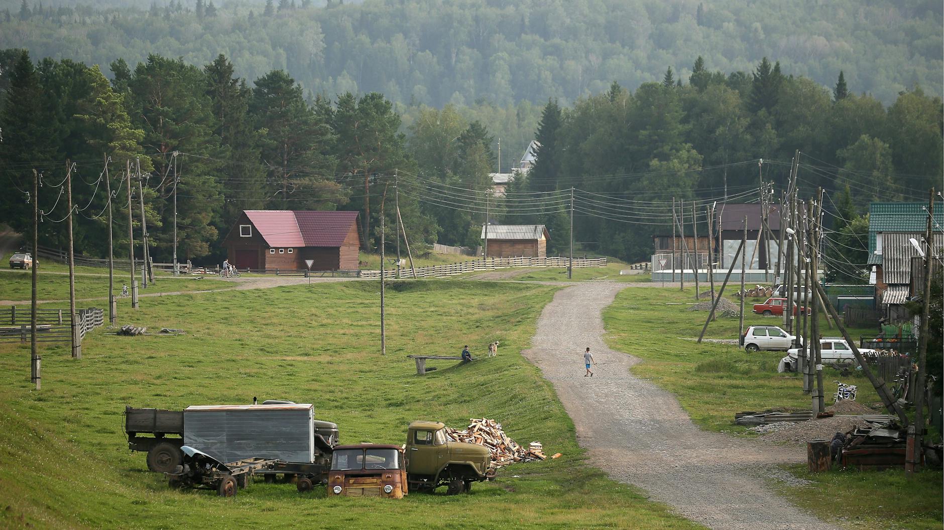 Dorf in der Region Krasnojarsk: „Kleines, mittelmäßig entwickeltes Land mit schlechter Infrastruktur“