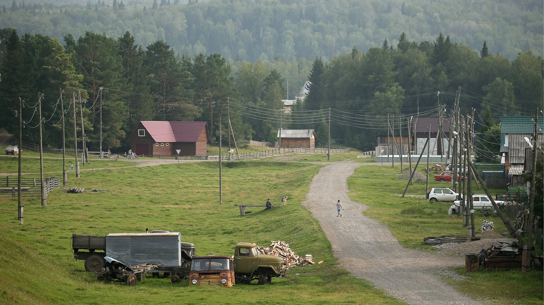 Dorf in der Region Krasnojarsk: „Kleines, mittelmäßig entwickeltes Land mit schlechter Infrastruktur“