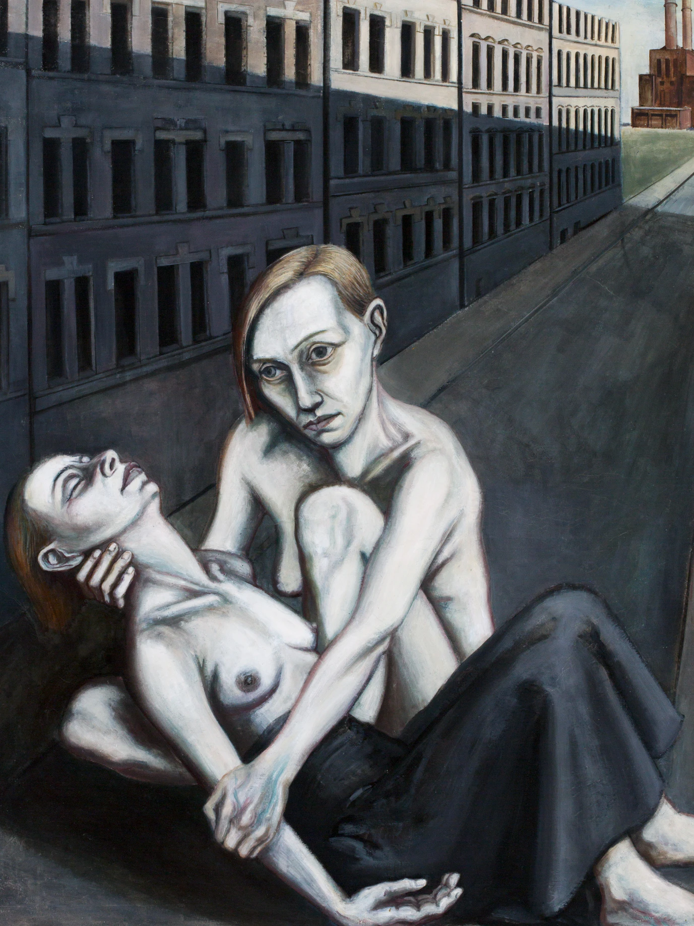 „Pieta“, 1990, Eitempera, Öl auf Leinwand