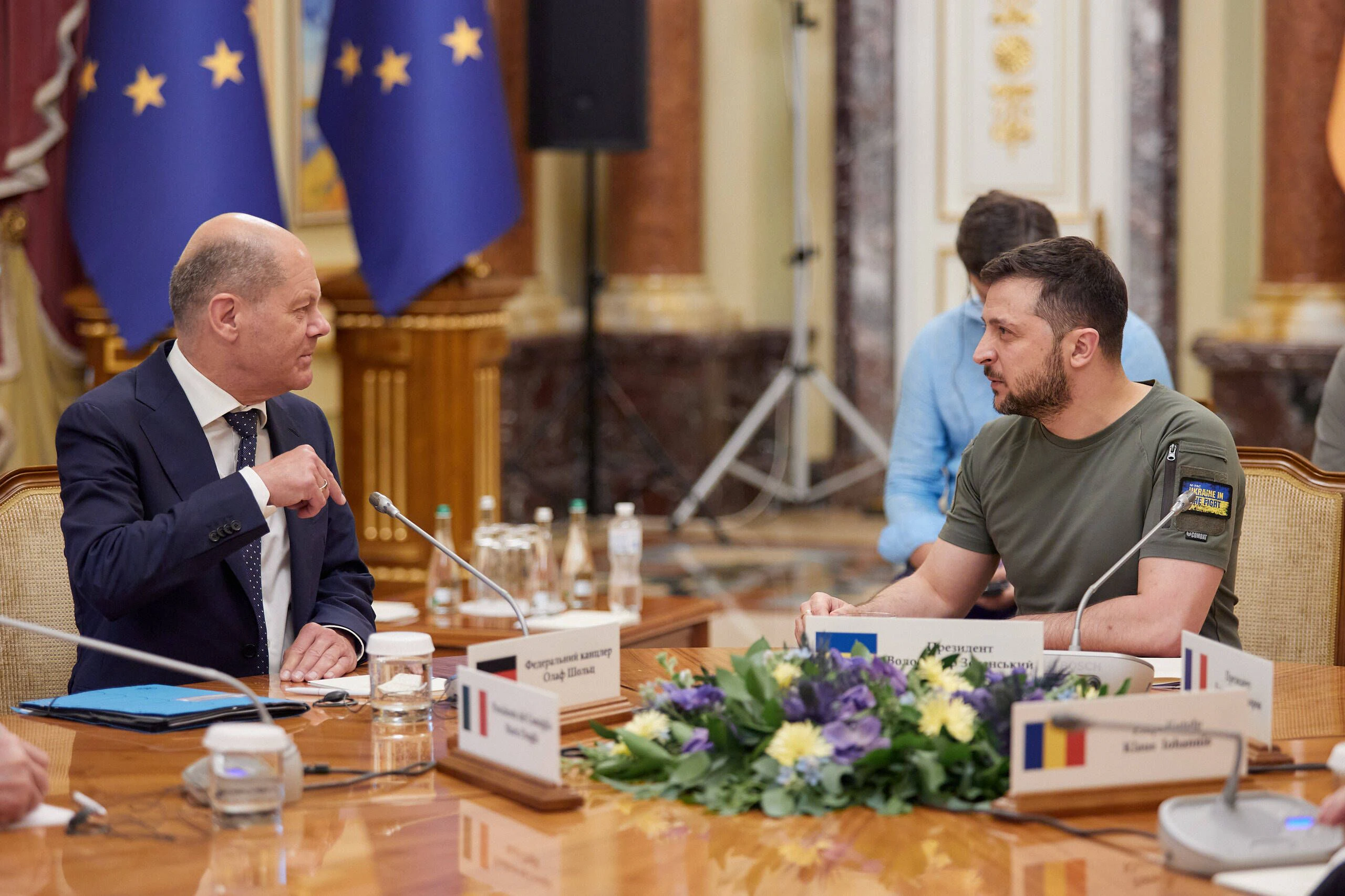 Olaf Scholz und Wolodymyr Selenskyj