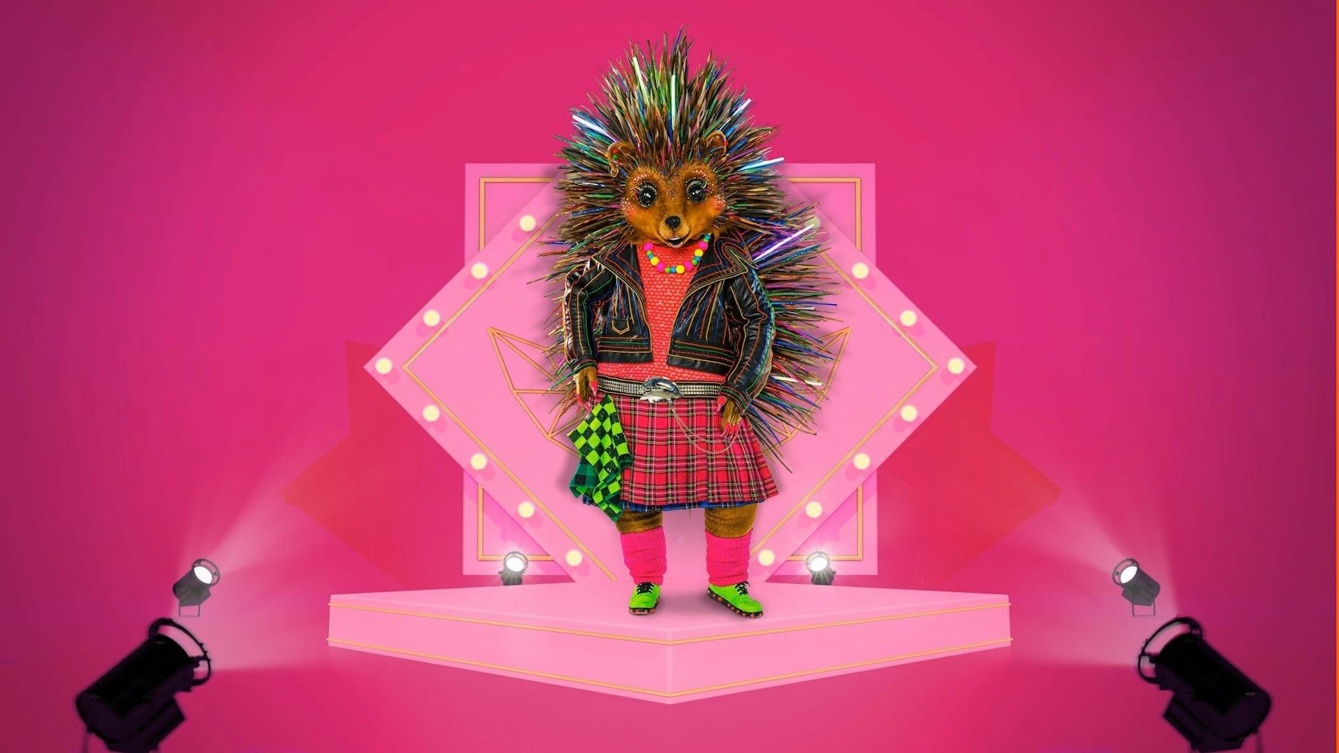 Dieser süße Igel wird in der neuen Staffel von „﻿The Masked Singer“ auf der Bühne stehen.