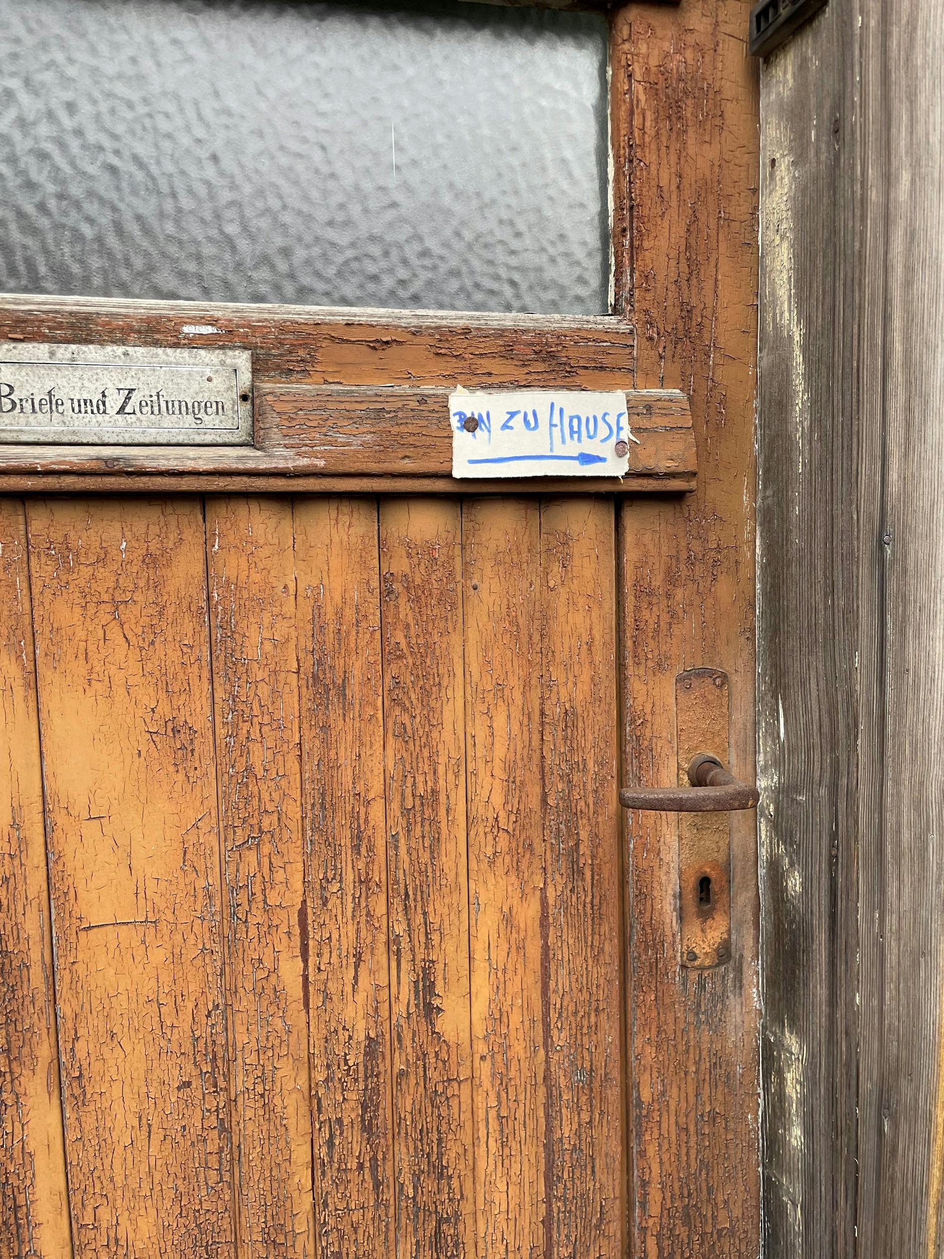 „Horst, bist du da?“