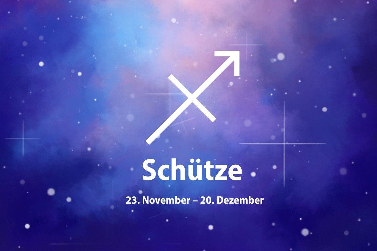 Zum Sternzeichen Schützen gehören alle, die zwischen dem 22. November und dem 21. Dezember geboren wurden.