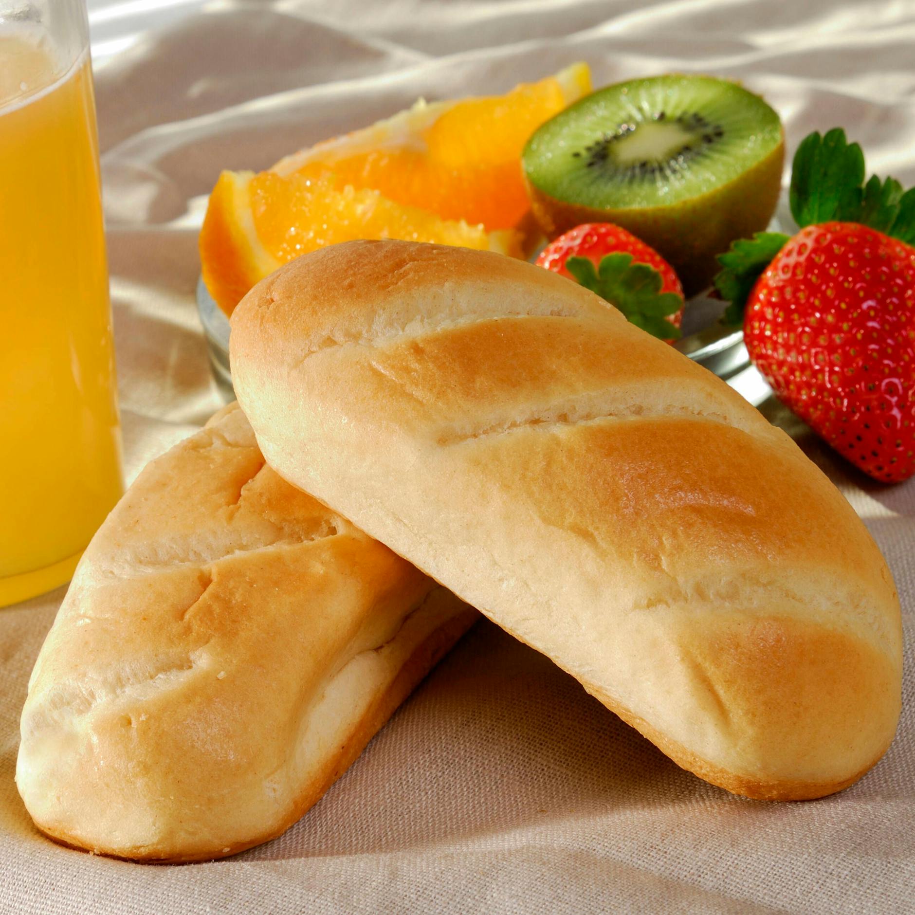 Die Milchbrötchen können Sie in unterschiedliche Formen genießen. 