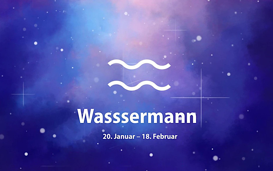 Zum Sternzeichen Wassermann gehören alle, die zwischen dem 20. Januar und dem 18. Februar geboren wurden. 