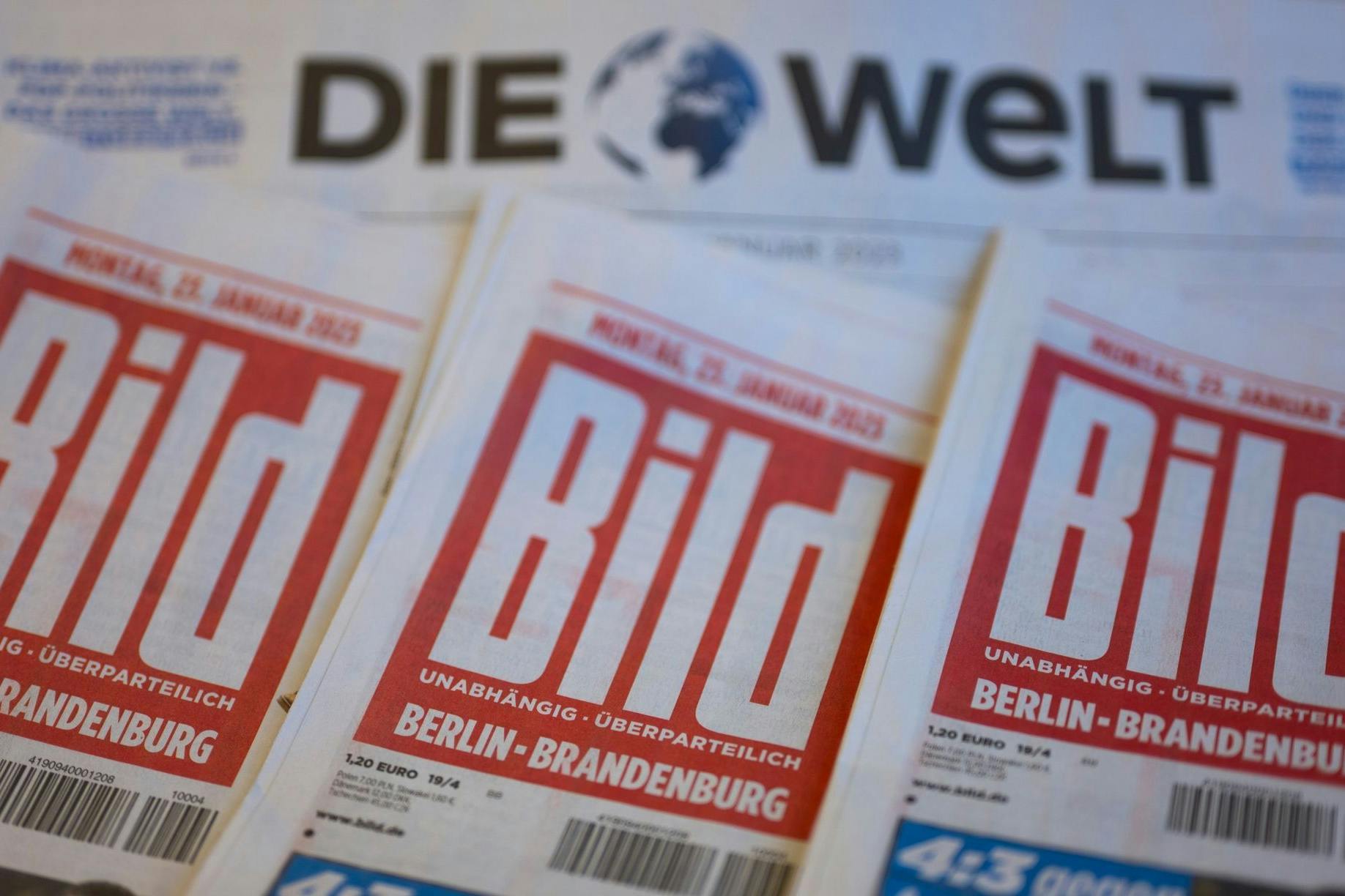 Sinkende Auflage, aber großes Online-Geschäft: Die Bild ist immer noch Deutschlands größte Zeitung.