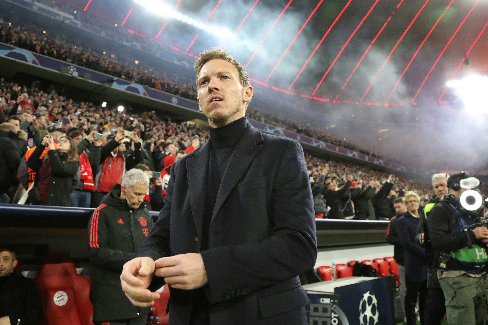 Trainer Julian Nagelsmann schaltete mit dem FC Bayern die Millionärs-Truppe von Paris Saint-Germain aus. Doch jetzt wartet in der Champions League Manchester City auf den Rekordmeister.