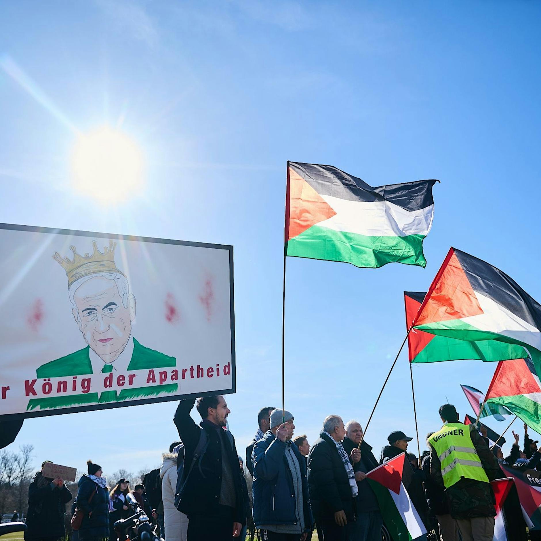 Mehrere Demonstrationen in Berlin gegen Netanjahus Politik