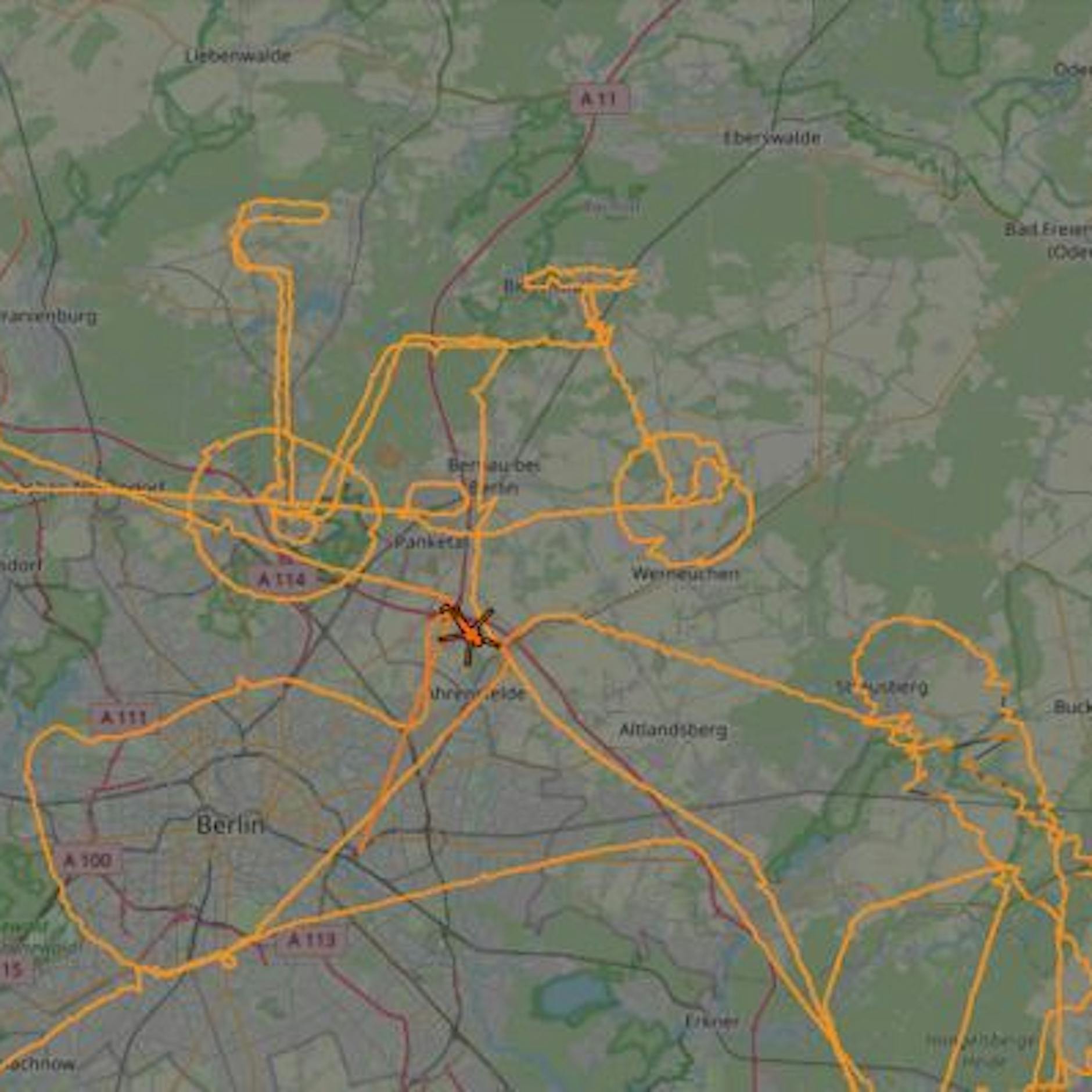 Warum fliegt die Polizei ein Fahrrad in den Bernauer Himmel? – „Ohne Anlass“