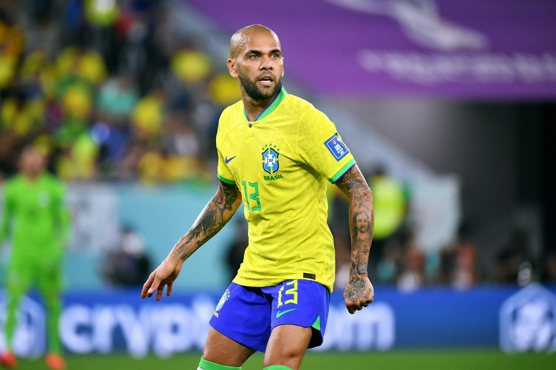 Dani Alves hat 126 Spiele für die brasilianische Nationalmannschaft gemacht.