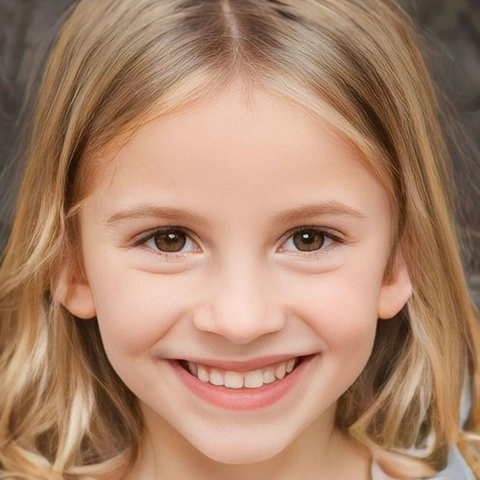 So sähe die kleine Tochter aus – die Augen vom Papa und das Lächeln von Mama.