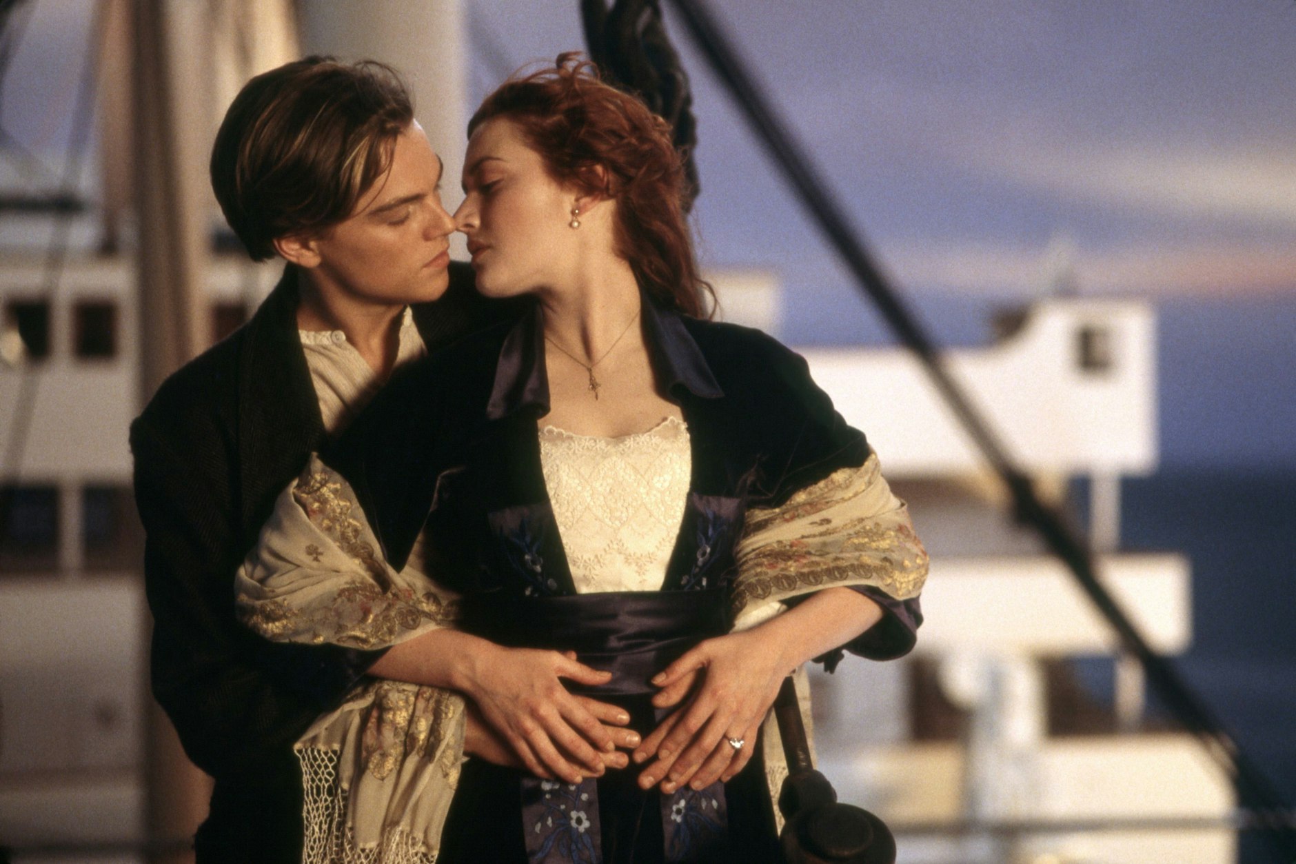 Waren das Traumpaar aus „Titanic“: Leonardo DiCaprio und Kate Winslet.
