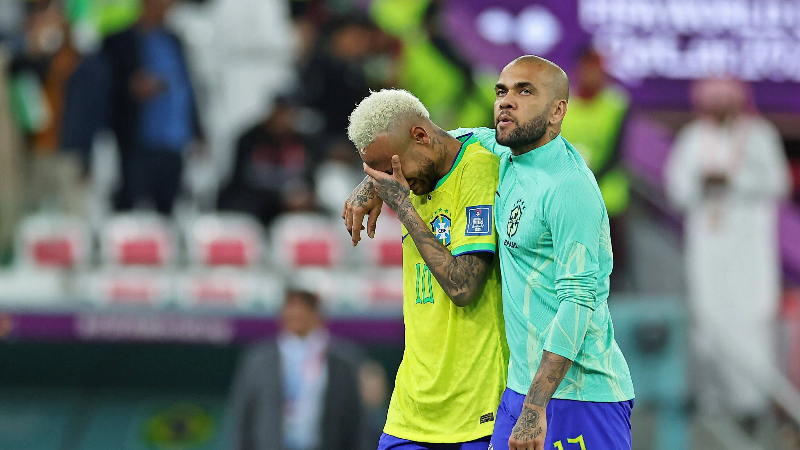 Dani Alves und Brasilien-Superstar Neymar sind gut befreundet.